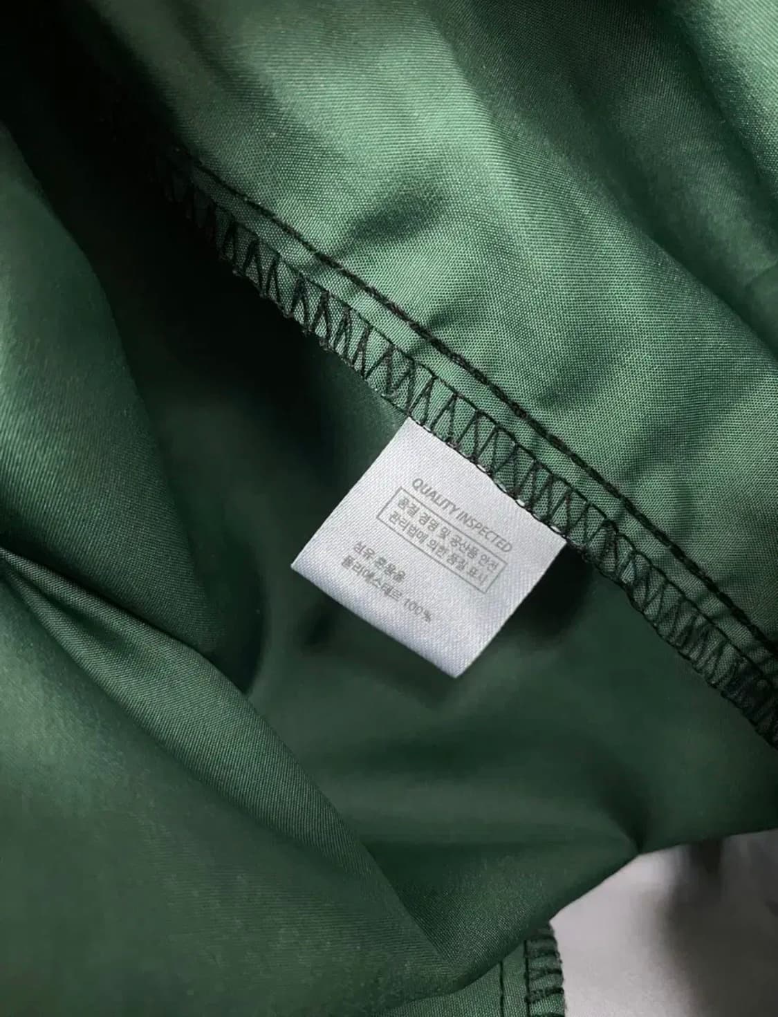 어반플레이어스 배색 오버핏 바람막이 자켓 그린-XL 상품이미지7