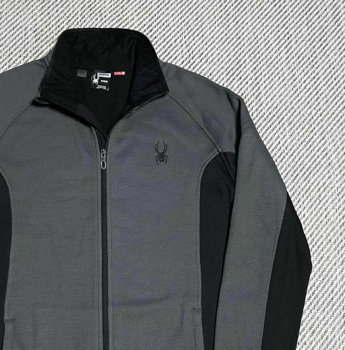 [M] Spyder 스파이더 기모 배색 집업 져지 상품이미지3