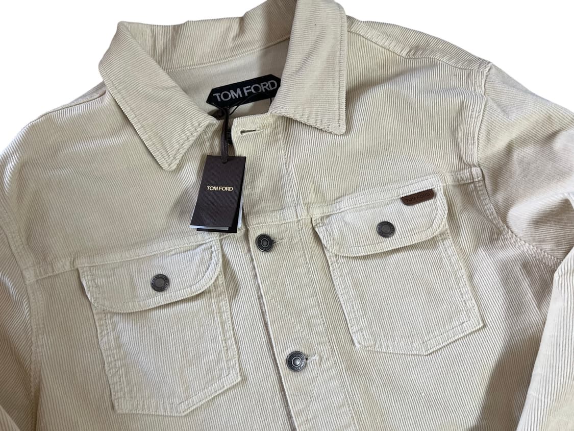 톰포드 아이코닉 코듀로이 트러커 쥐쟌 /자켓 XL-110 상품이미지4