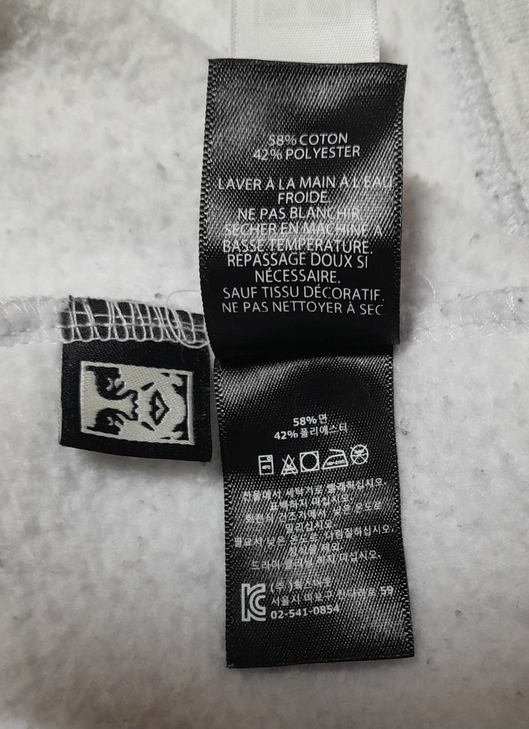 💥오베이 박스로고 후드 그레이 (XL) 
 상품이미지10