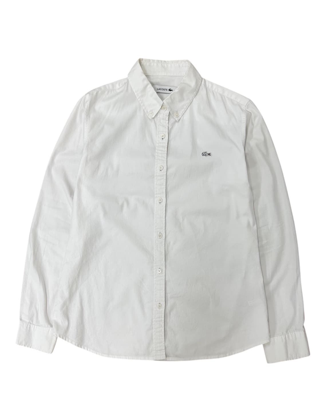 라코스테 옥스포드 셔츠 화이트 (여성M) 상품이미지1