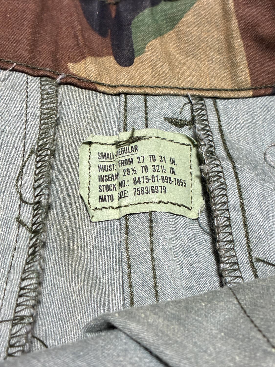 우드랜드 M65 스타일 카고팬츠 (S) 상품이미지6