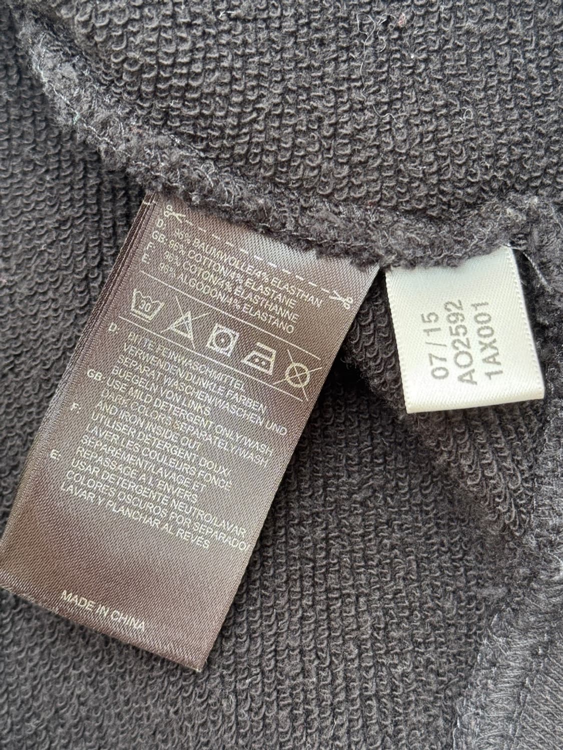 이지 시즌 1  YEEZY SEASON 아노락 오버사이즈 후드 블랙 상품이미지4