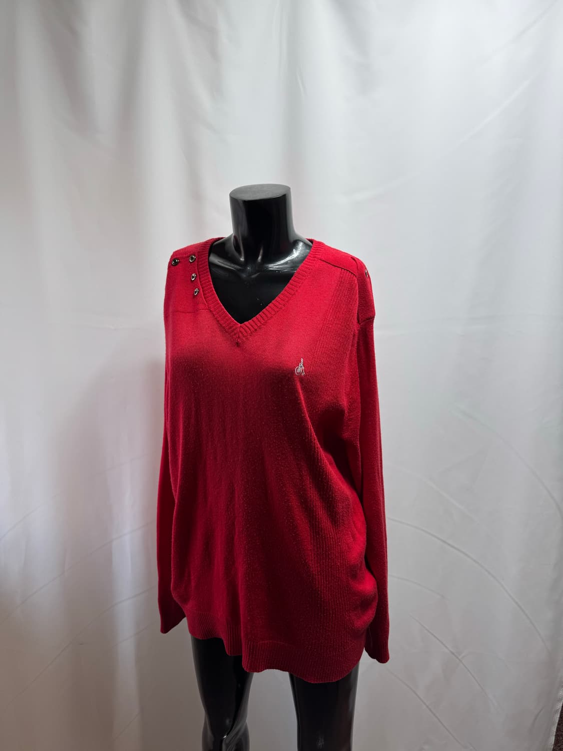 bean pole / 빈폴 버튼 브이넥 니트 상품이미지1