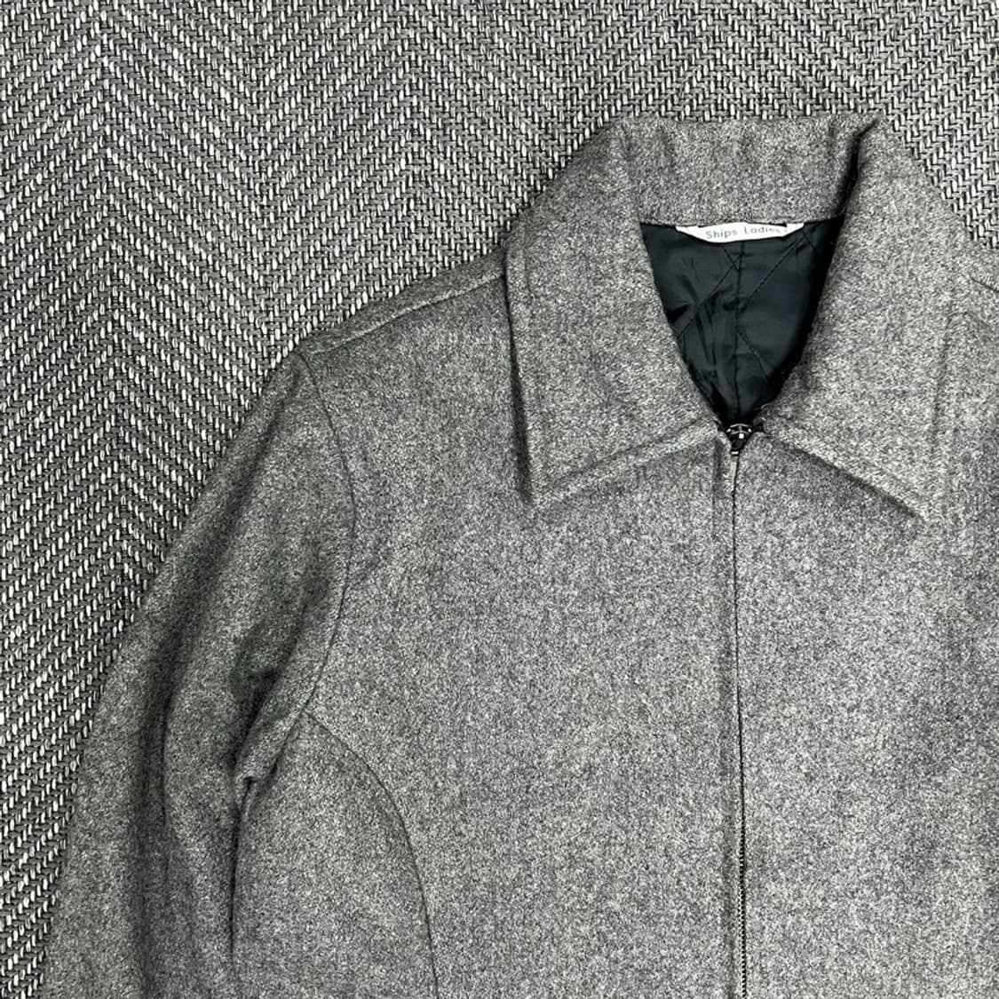 쉽스 퀼티드 울 자켓 v0988 상품이미지3