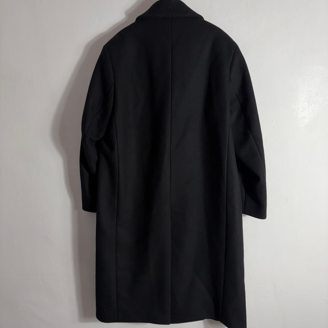 인사일런스 블랙 더블 롱코트(S) 상품이미지2