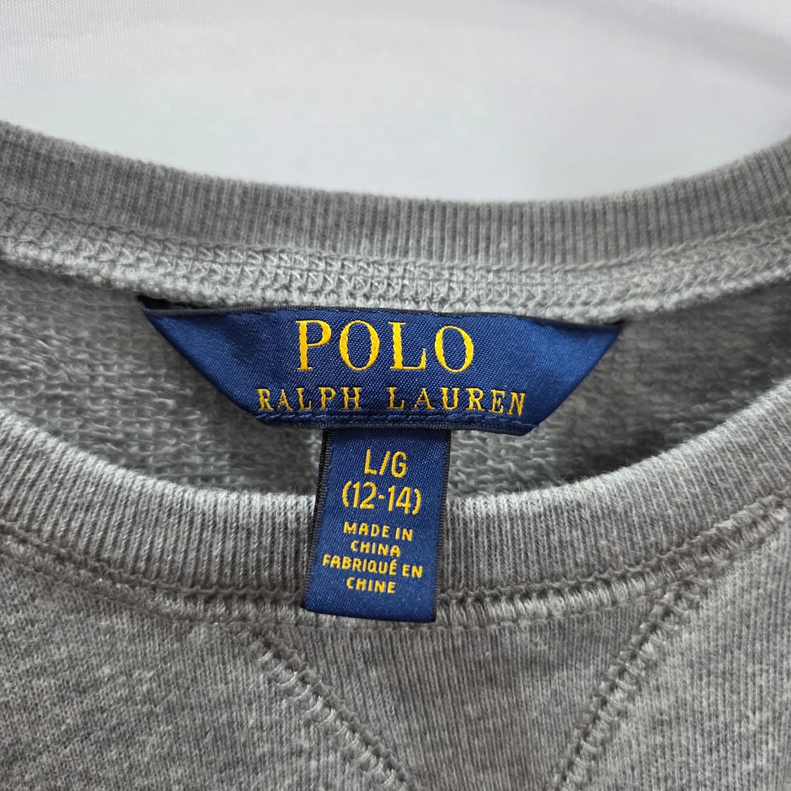 폴로랄프로렌 키즈 자수 프린팅 맨투맨 L/12/14 상품이미지2