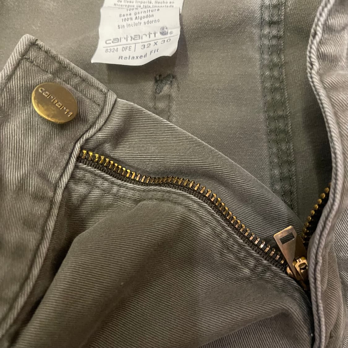 빈티지 칼하트 USA 싱글니 카펜터 워크 팬츠 상품이미지4