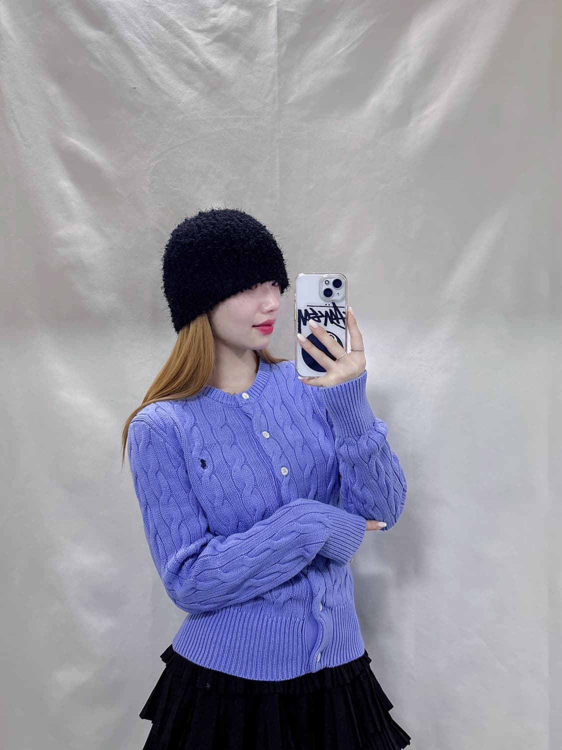 폴로 랄프로렌 큐알 포니 꽈배기 가디건  상품이미지2