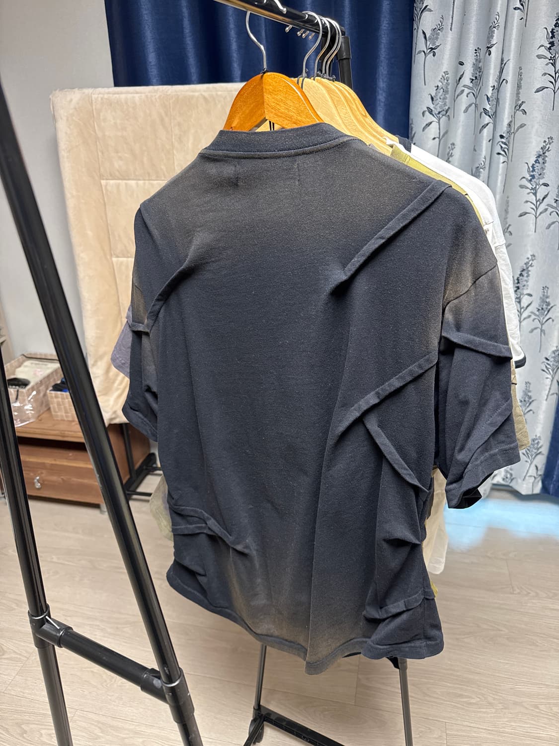 자라 앤더슨벨 초회판 워시드 플리티드 티셔츠 L 상품이미지10