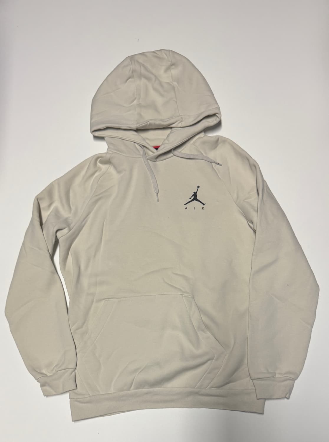 나이키 에어 조던 기모 후드티 L 베이지 상품이미지1