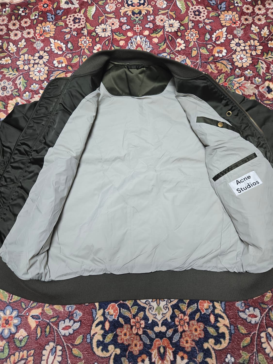 Acne Studios Selo Satin Bomber Jacket 상품이미지6