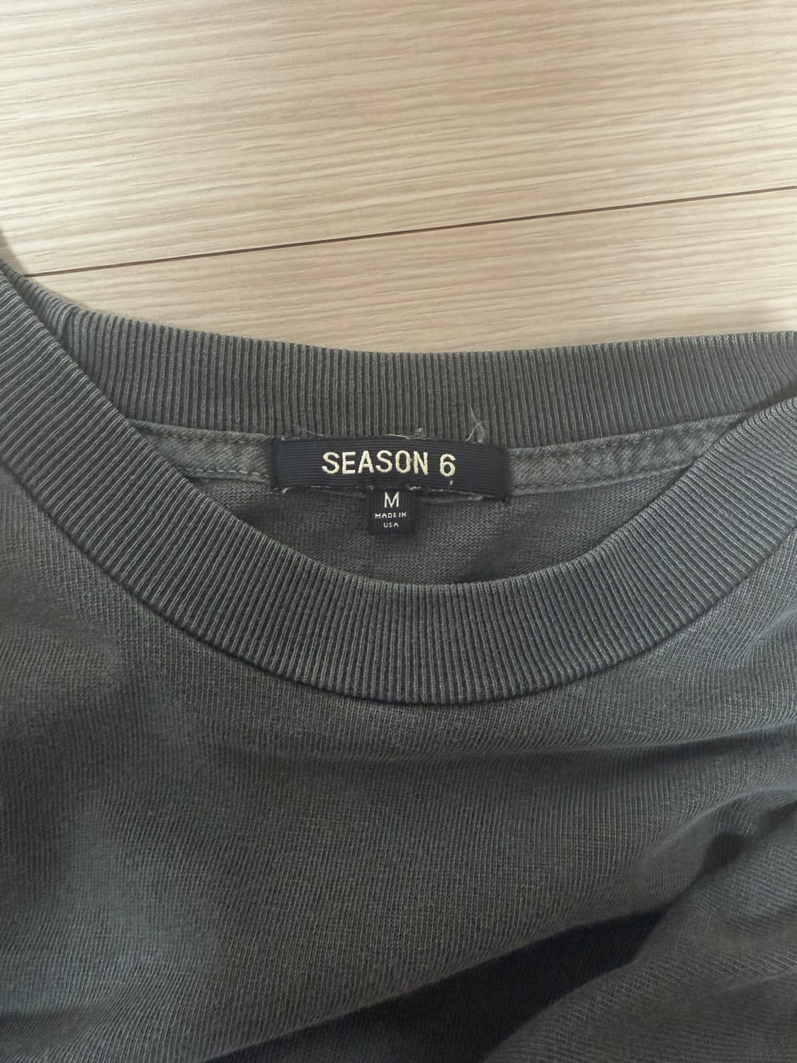 [M] 이지 시즌6 롱슬리브 차콜 상품이미지3