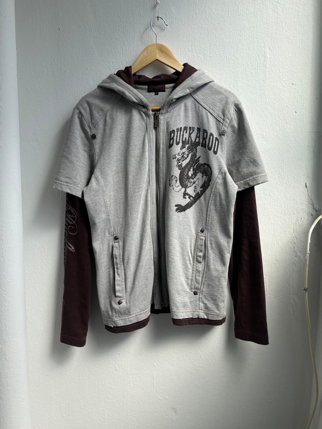 Buckaroo Graphic Layered Hood Zip-Up 상품이미지4