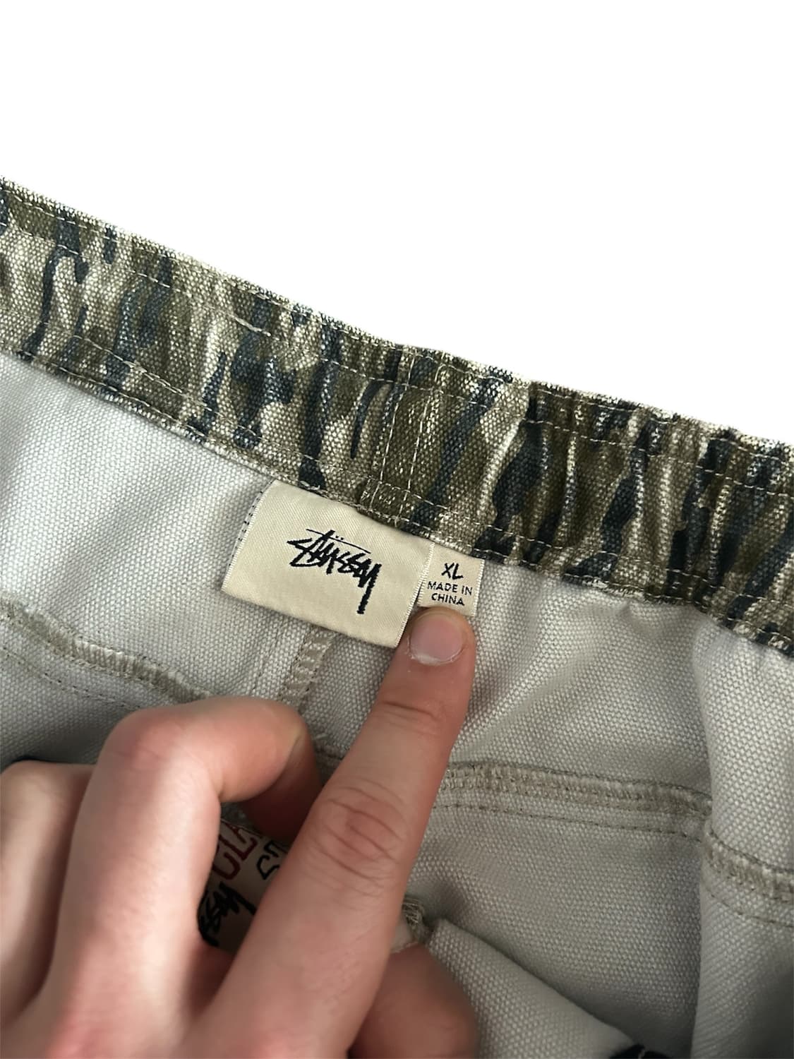 [XL] 스투시 모시 오크 캔버스 비치팬츠 상품이미지4