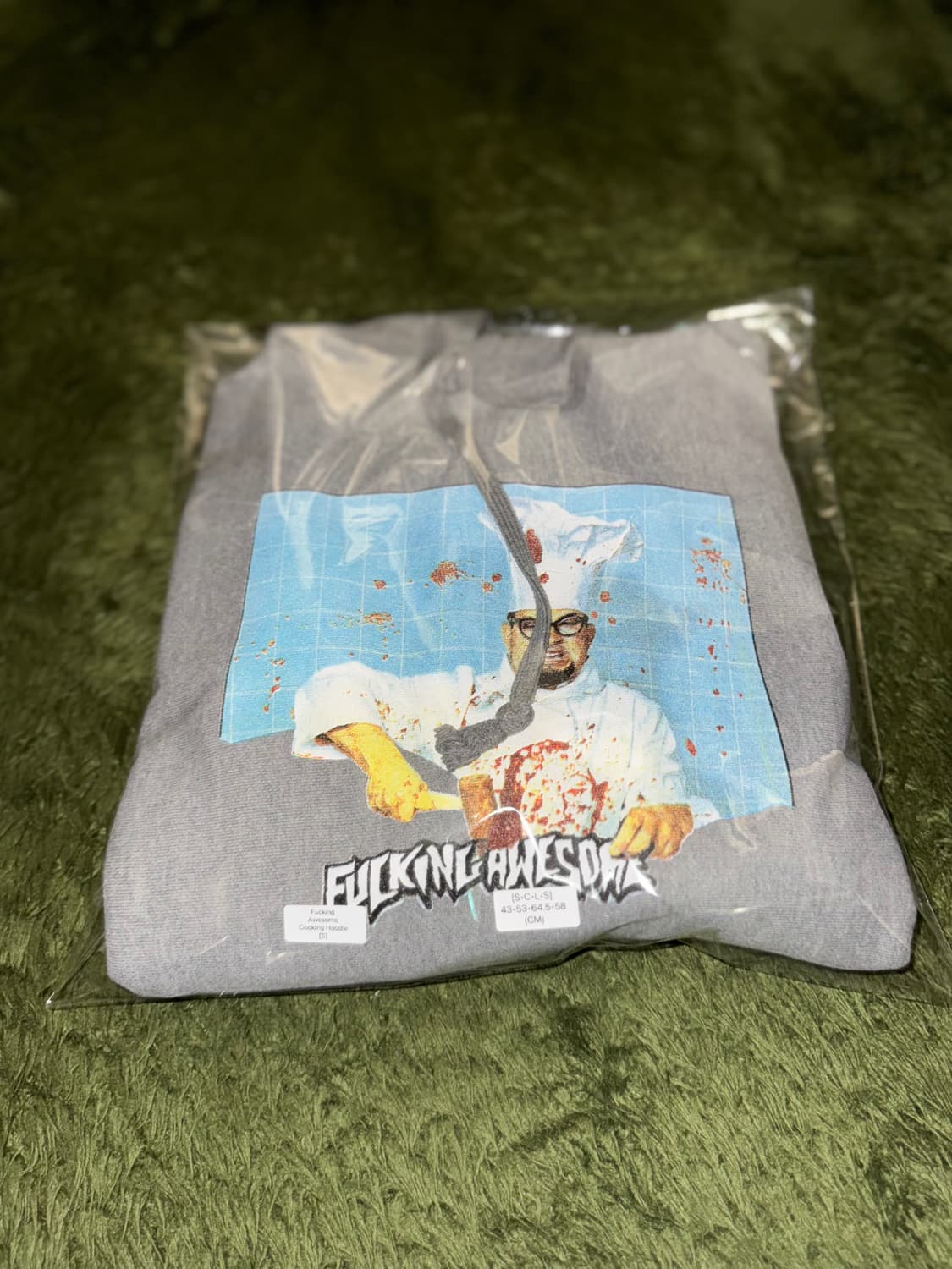 [S] Fucking Awesome 퍼킹어썸 셰프 후디 멜란지 그레이 상품이미지10