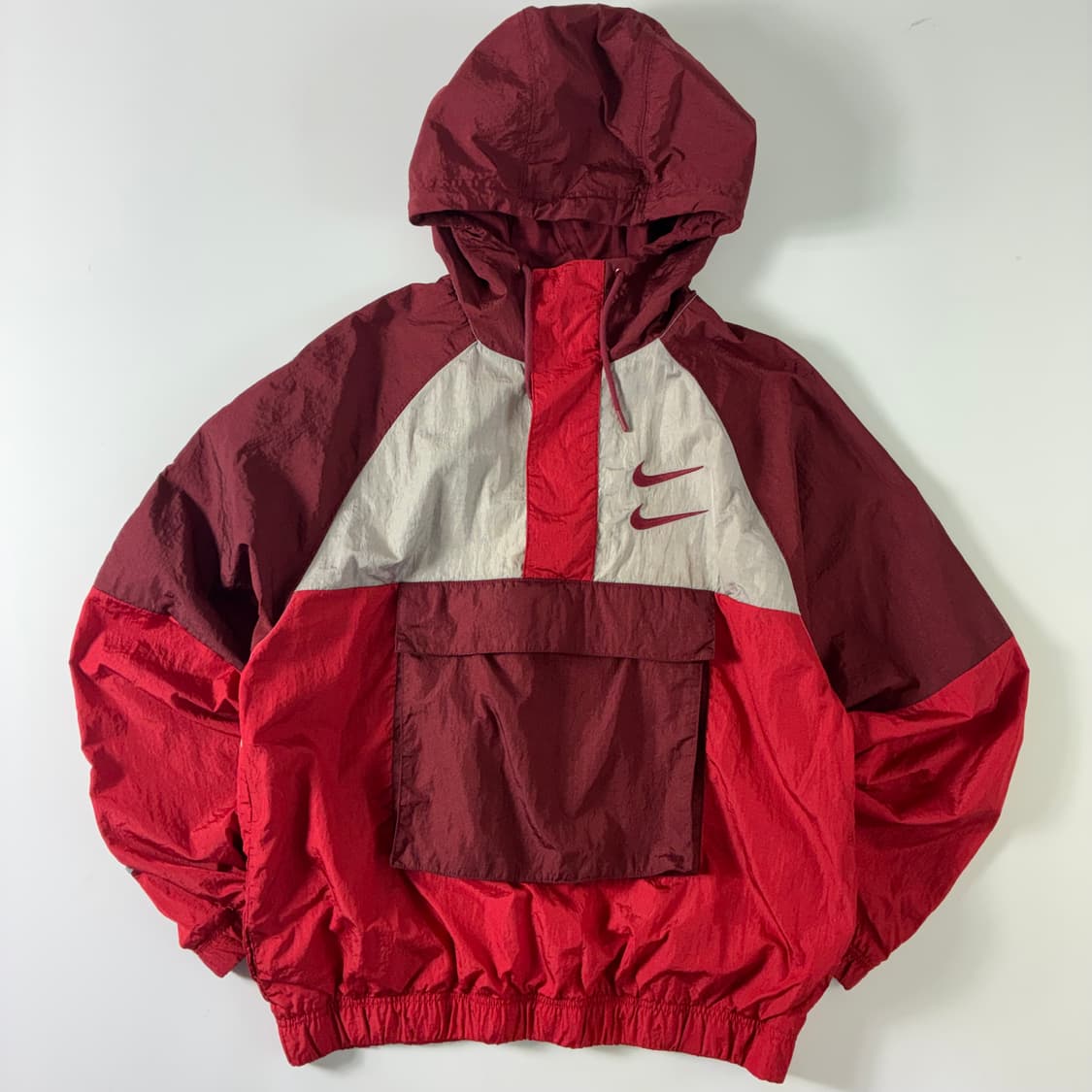 Nike  나이키 더블 스우시 우븐 레드 아노락   상품이미지2