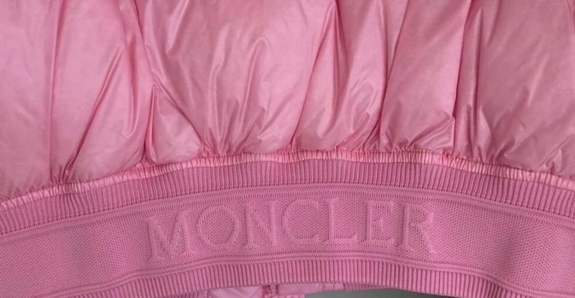 몽클레어 몽클레르 Merlat 다운 봄버 숏패딩 핑크 2 상품이미지5