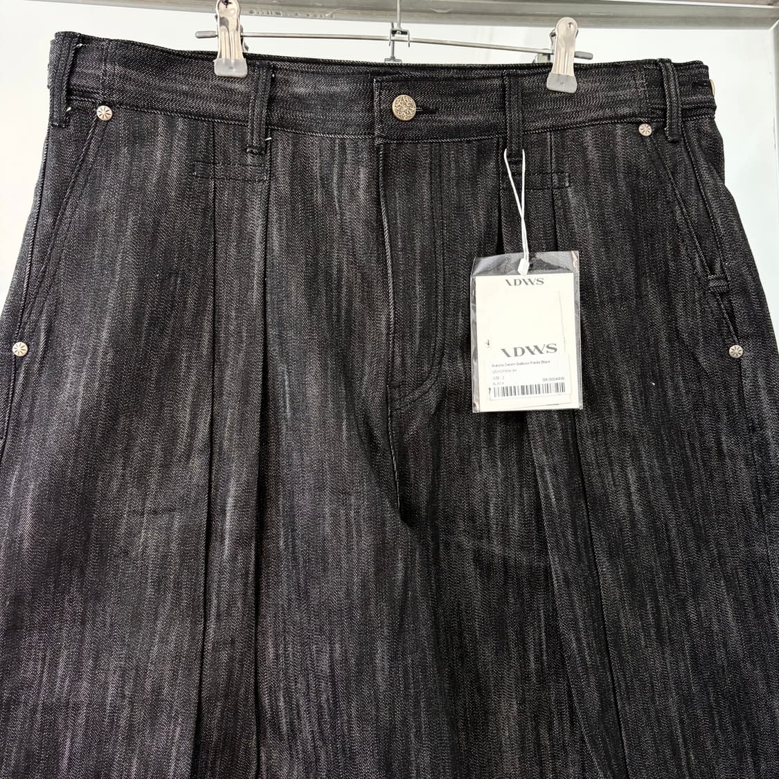 (새상품) IDWS 아돈워너셀 오로라 데님 벌룬 팬츠 상품이미지6