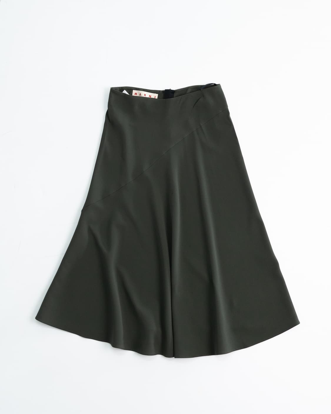 [MARNI] 마르니 사선 절개 드레이프 스커트 상품이미지1