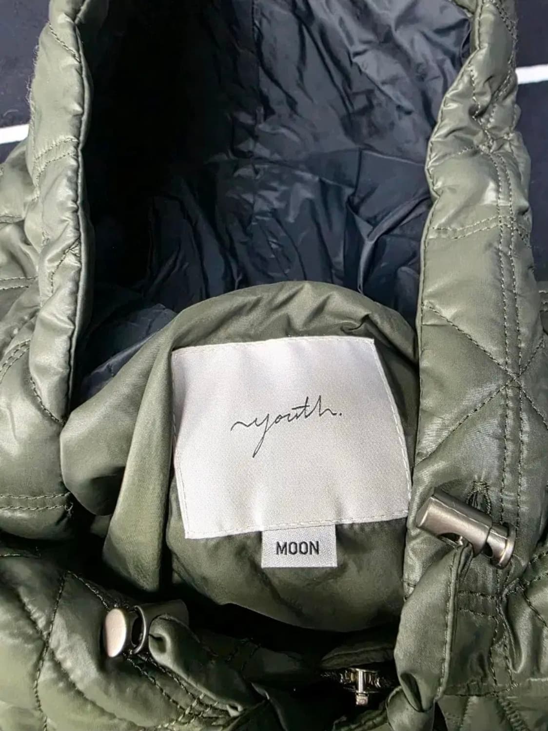 유스 퀼티드 M-51 블루종 올리브 M 상품이미지3