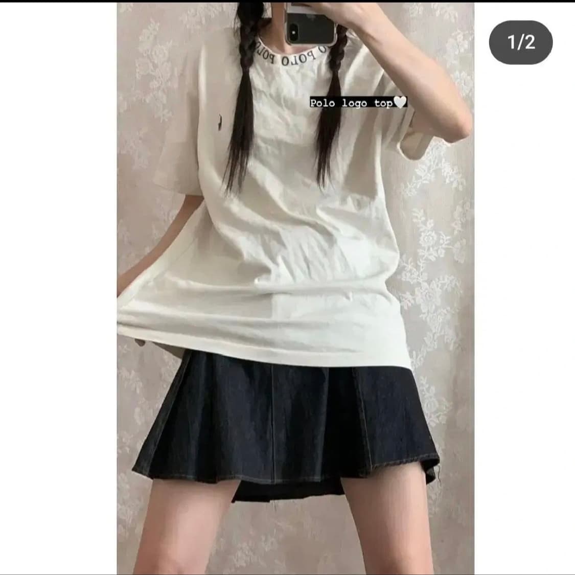 폴로 빈티지 반팔 M 상품이미지1