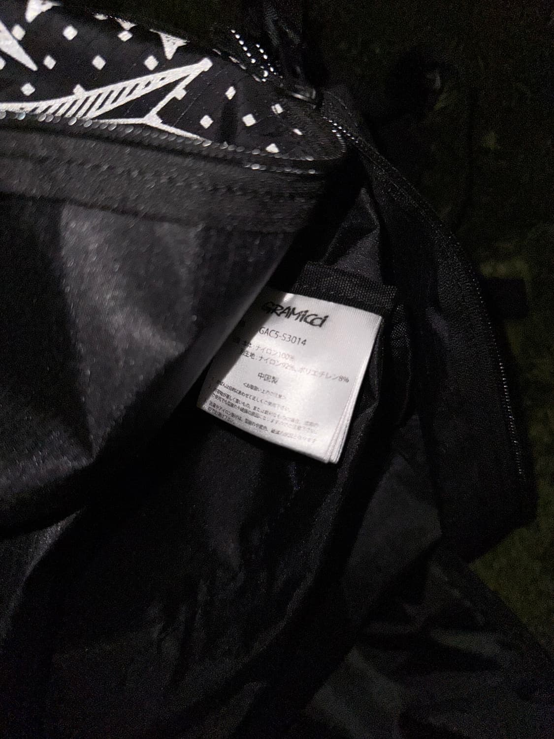 앤드원더 X 그라미치 콜라보 투웨이 립스탑 백팩 블랙 상품이미지9