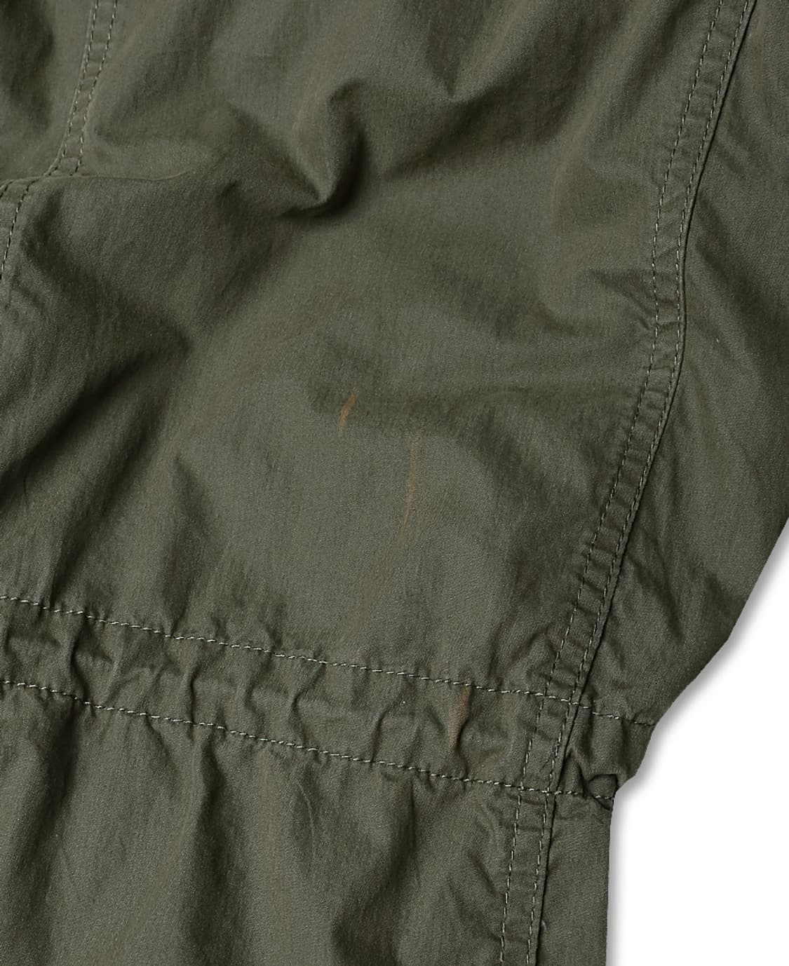 나노 유니버스 [Nano Universe] 카키 빈티지 피쉬테일 롱 야상 상품이미지8