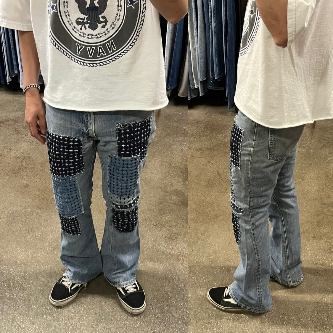 70s Levis646 66전기 벨바텀 (29-30“) 상품이미지10