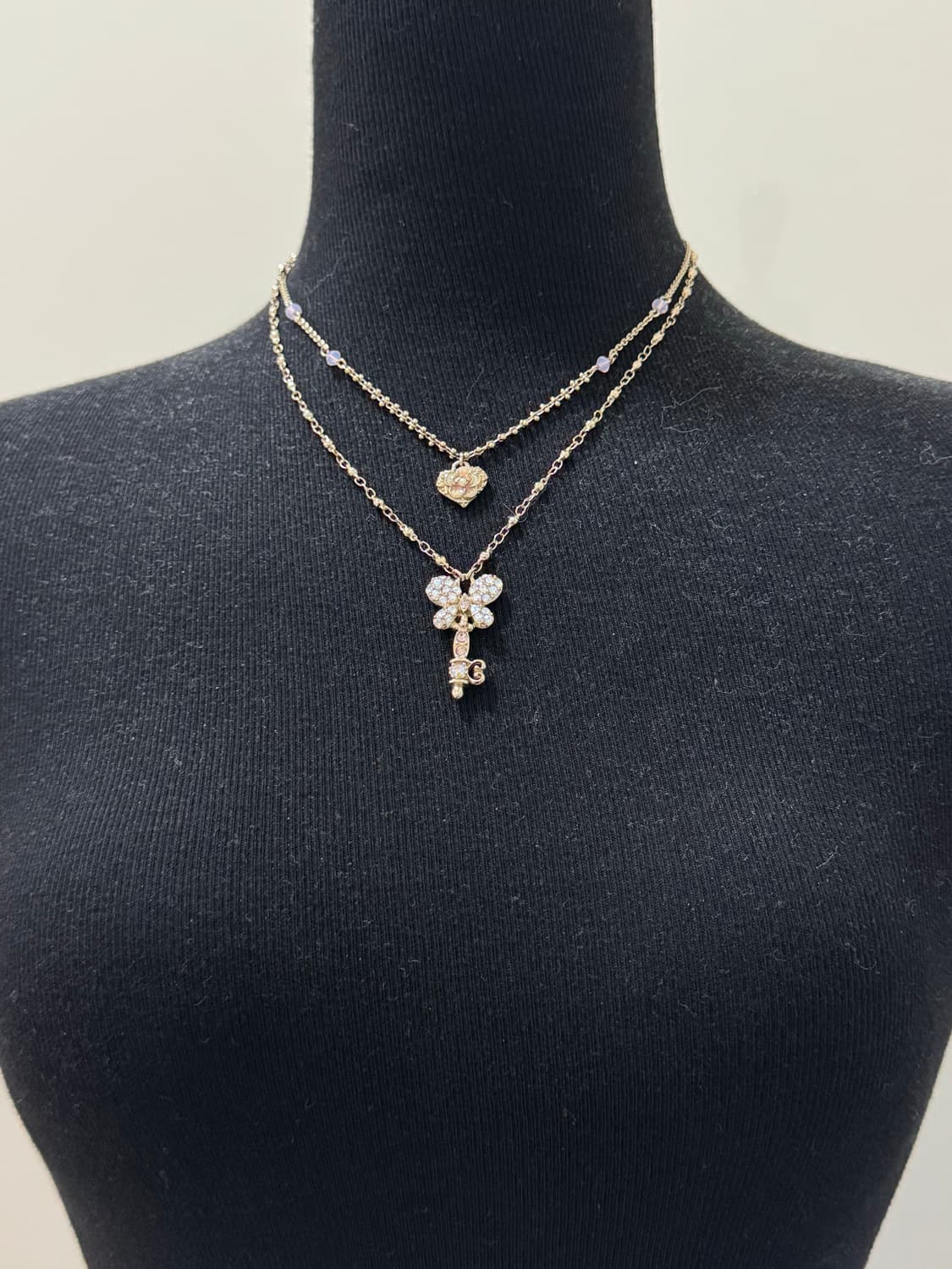 ANNA SUI 안나수이 나비열쇠 목걸이 2종 SET 빈티지 상품이미지9
