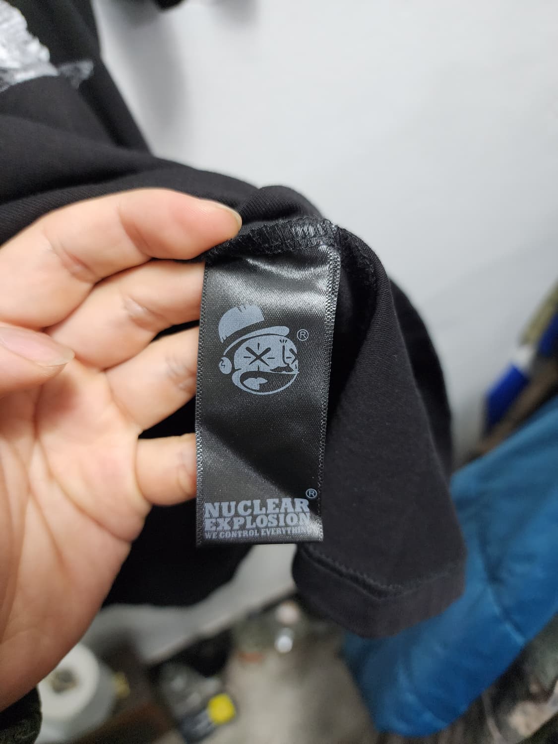 Nuclear Explosion 블랙 반팔 티셔츠 3XL 상품이미지4