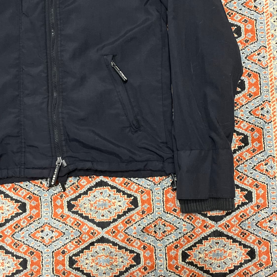 수퍼드라이 블랙 바람막이 자켓 남성L 상품이미지4