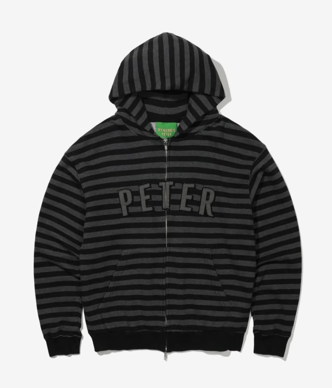 PETER STRIPE ZIP HOODIE 상품이미지1