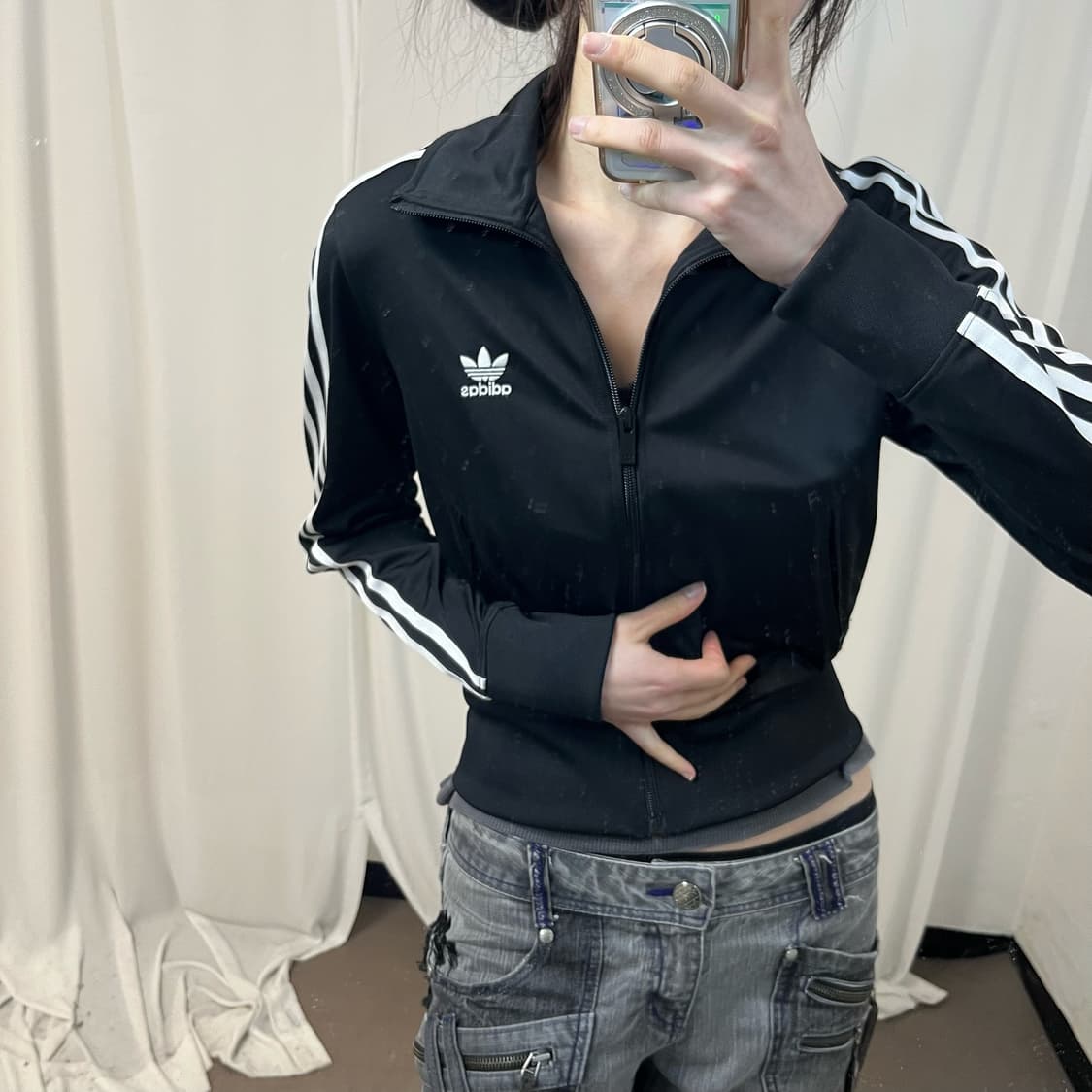 Adidas black Firebird jersey 상품이미지3