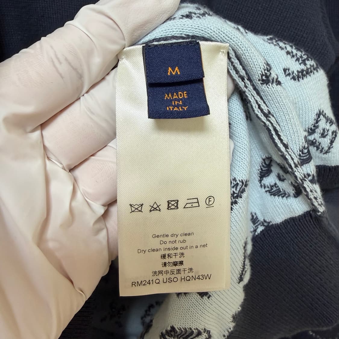 루이비통 모노그램 그라디언트 그라데이션 니트 후드티 상품이미지3