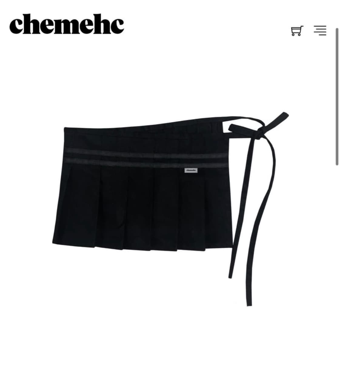 체메씨 레이어드 스커트 MINI PLEATS LAYERED SKIRT 상품이미지1