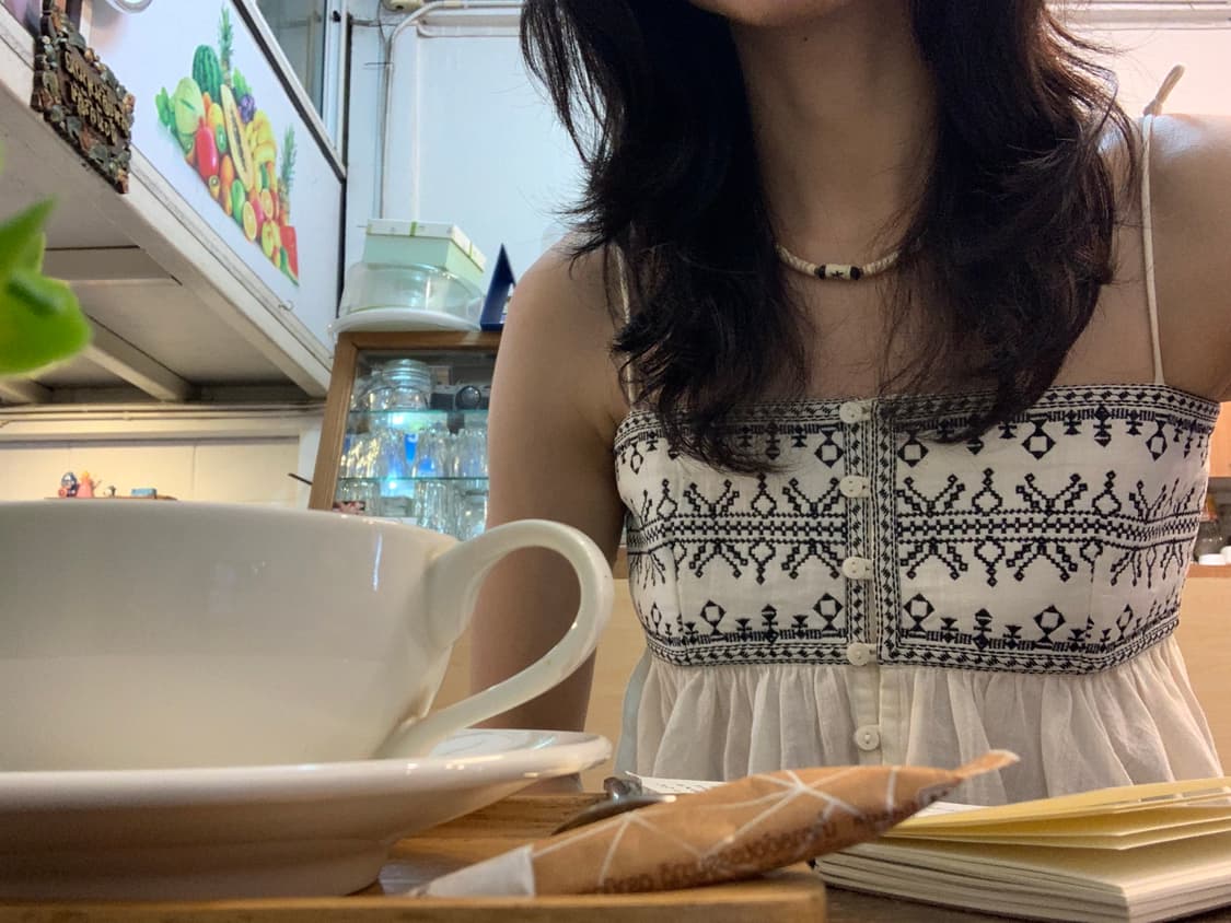 twinkle twinkle white sand necklace 상품이미지2