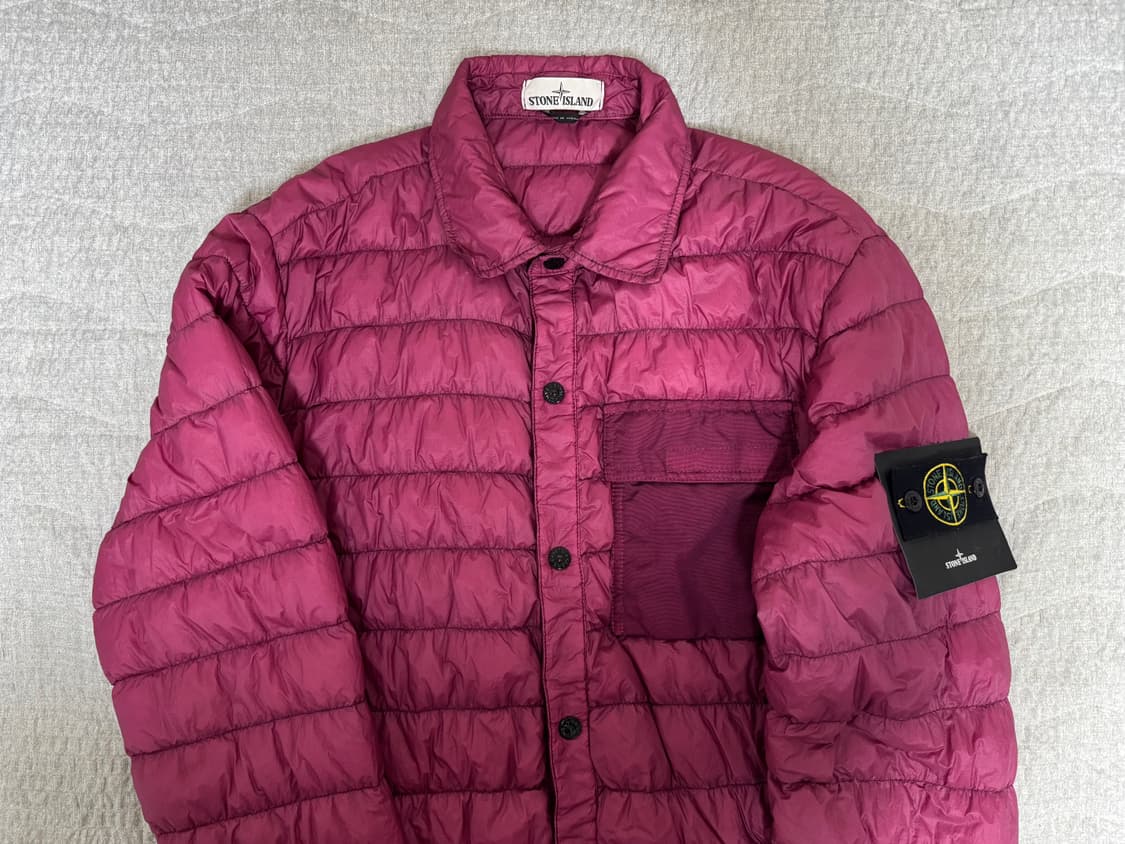 스톤아일랜드 마이크로얀 경량다운패딩 XL(핑크)(새상품)(크링클랩스X) 상품이미지1