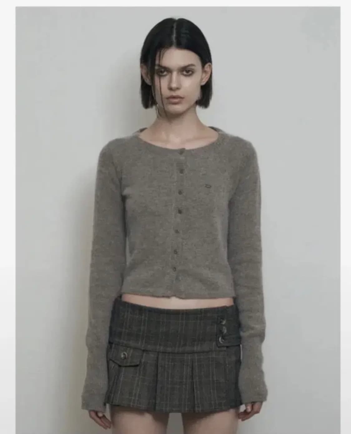 보헴서 헤어리 가디건 (앙고라) 상품이미지1