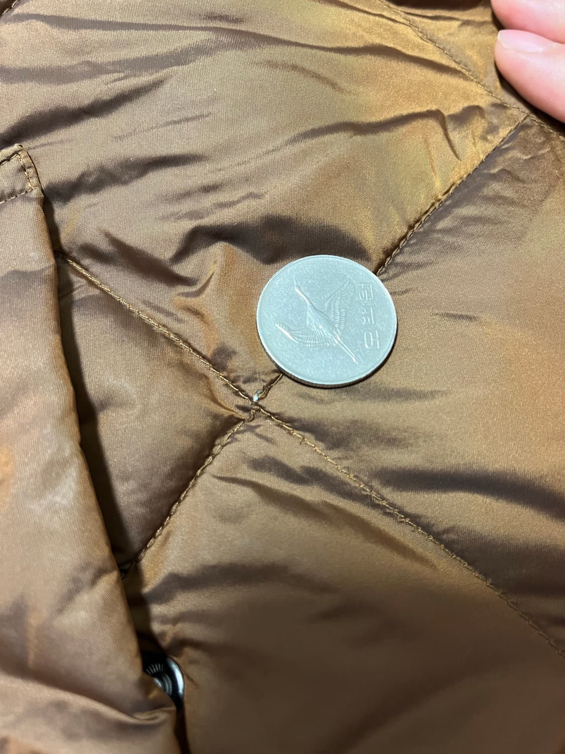 타미힐치거 퀄팅 브라운패딩 XL 상품이미지9