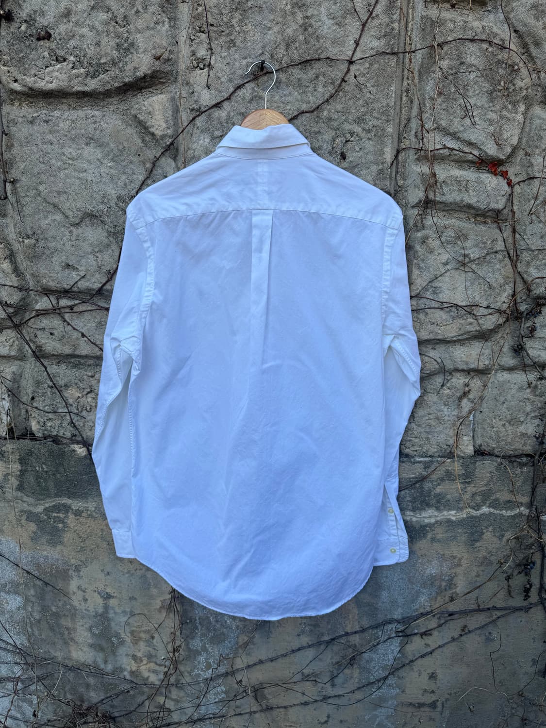 폴로 랄프로렌 화이트 코튼 드레스 셔츠 m 상품이미지2