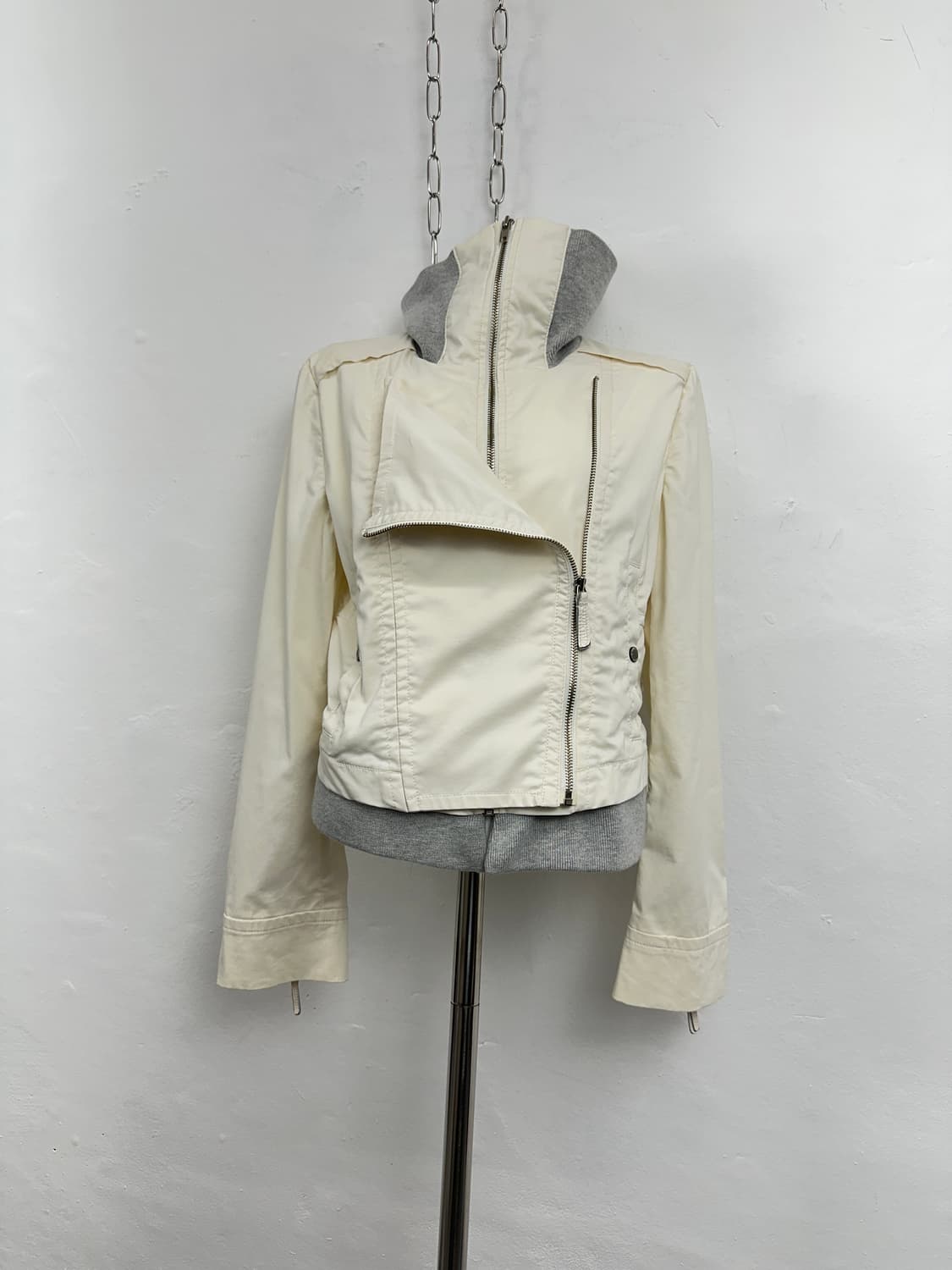 System Asymmetric Double Zip High-Neck J 상품이미지2