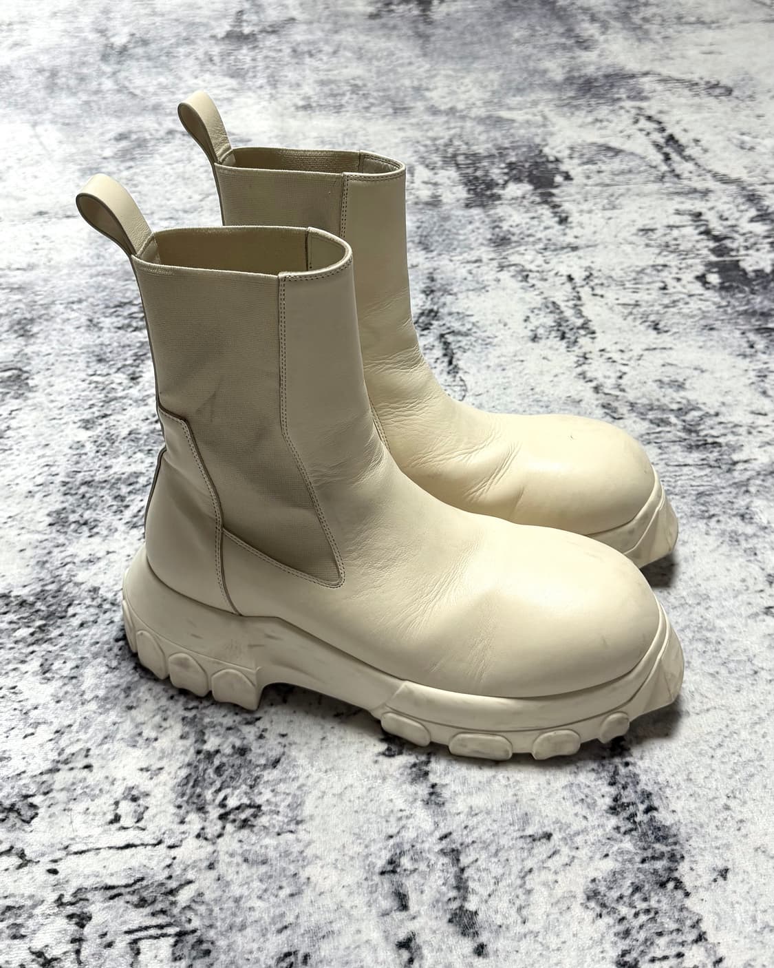 (풀구성) 릭오웬스 보조 비틀 트랙터 부츠 밀크 LCO 42 상품이미지1
