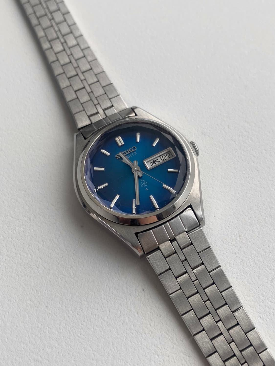 Seiko 세이코 쿼츠 데이데이트 블루 상품이미지1
