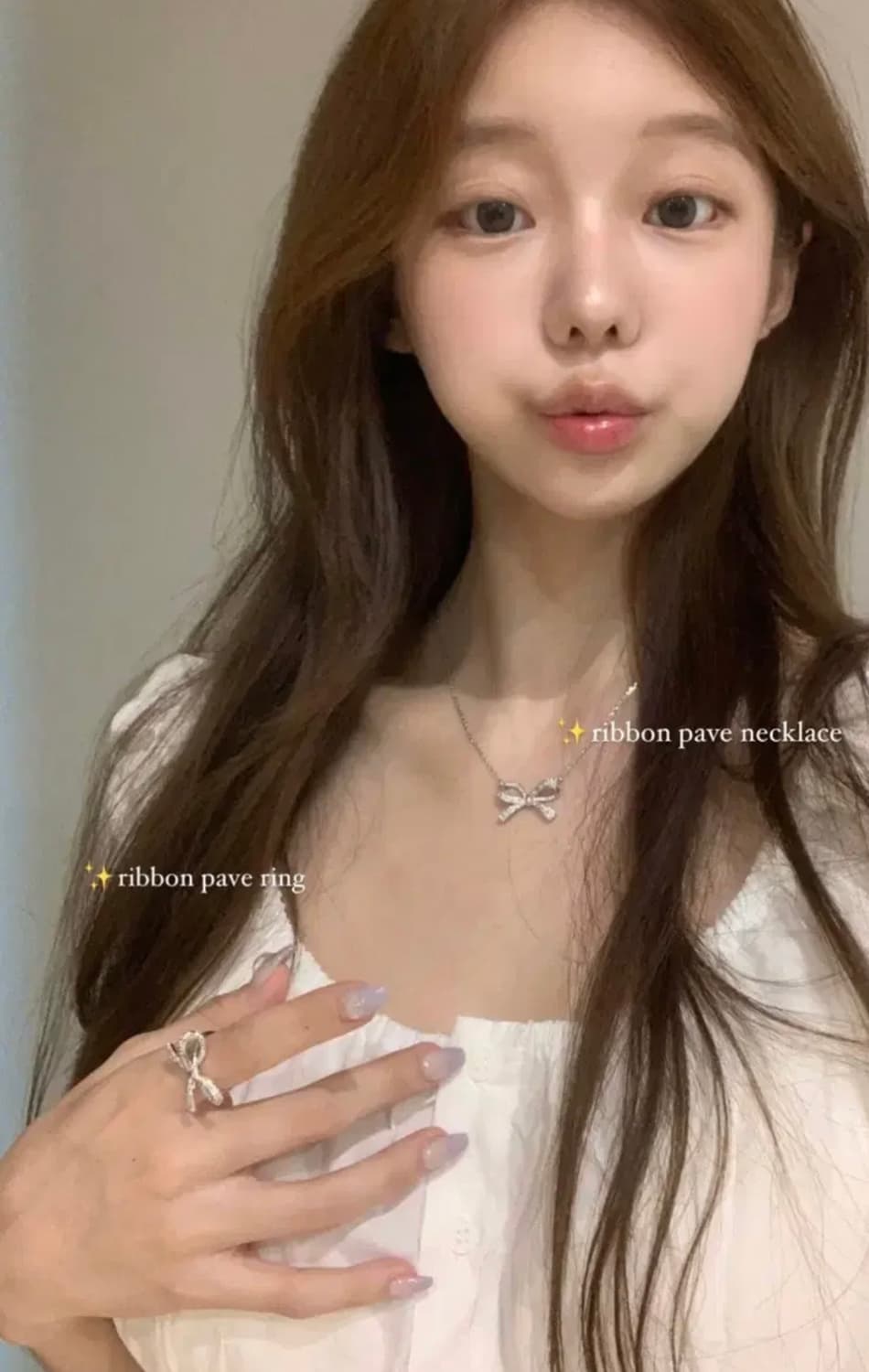 오윤주X제이그레이슬렛 리본 실버 링 반지 상품이미지2