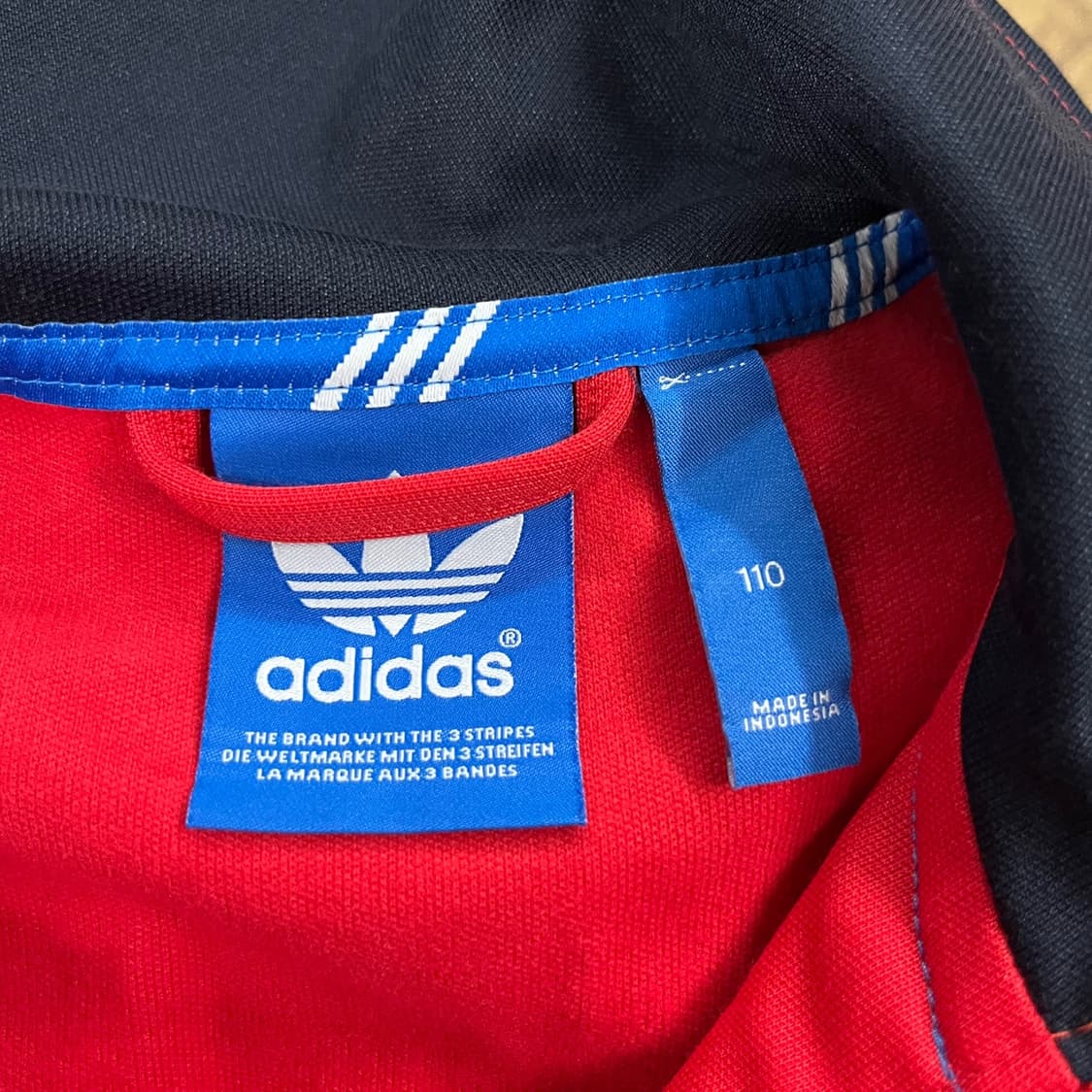[정품/110] 아디다스 유로탑 트랙탑 져지 레드블랙 b16 상품이미지7