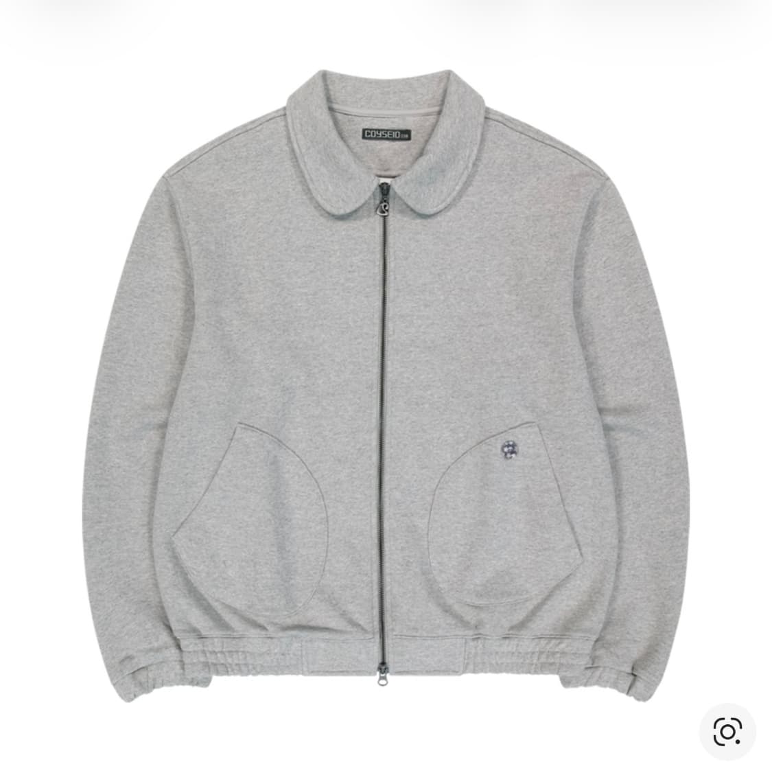 코이세이오 038 라운드 트랙 집업 멜란지 그레이 상품이미지1