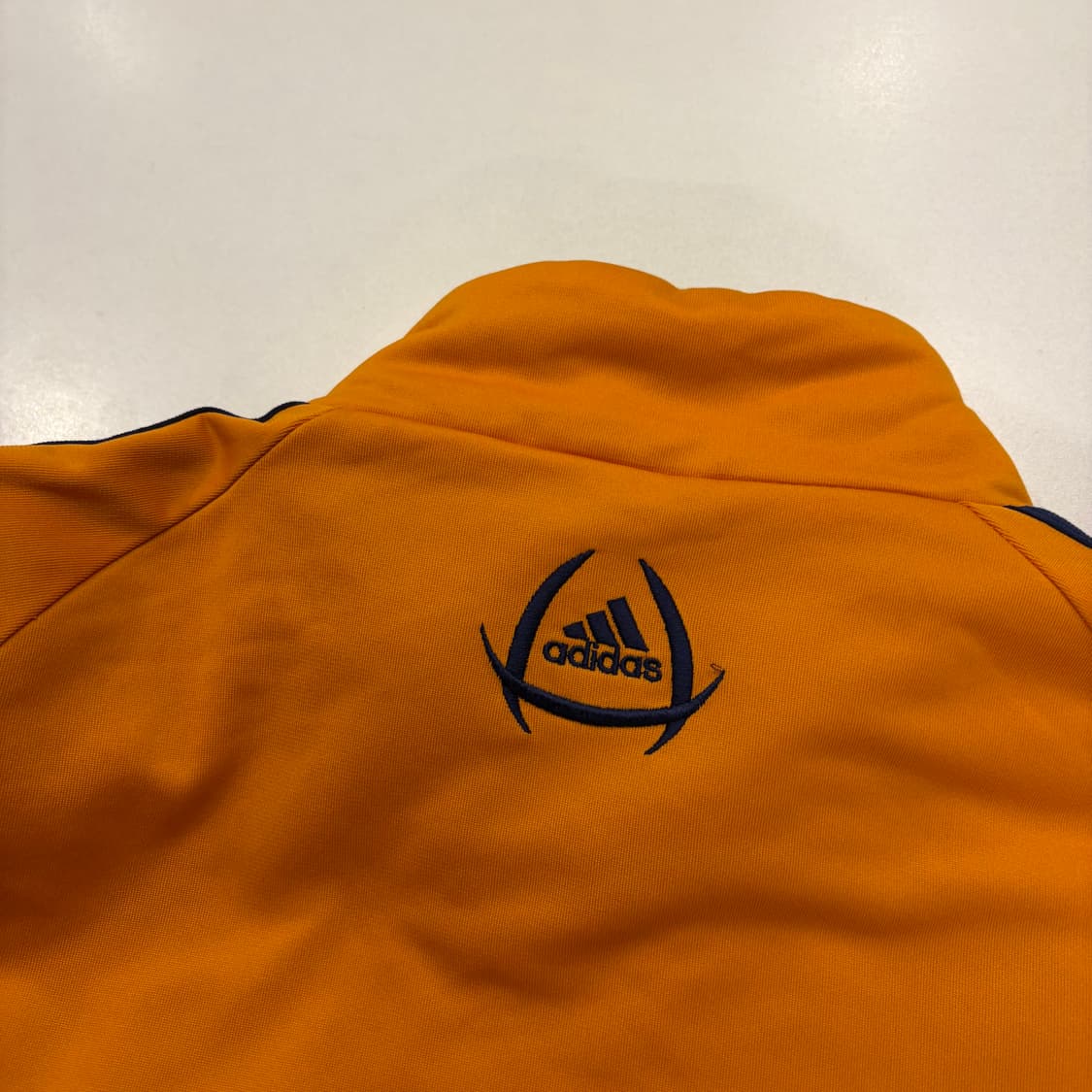 [100] 00s 아디다스 풋볼 패티드 오렌지 삼선 트랙 자켓 B808 상품이미지9
