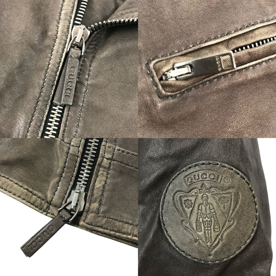 구찌 라이더 레더 자켓 상품이미지4