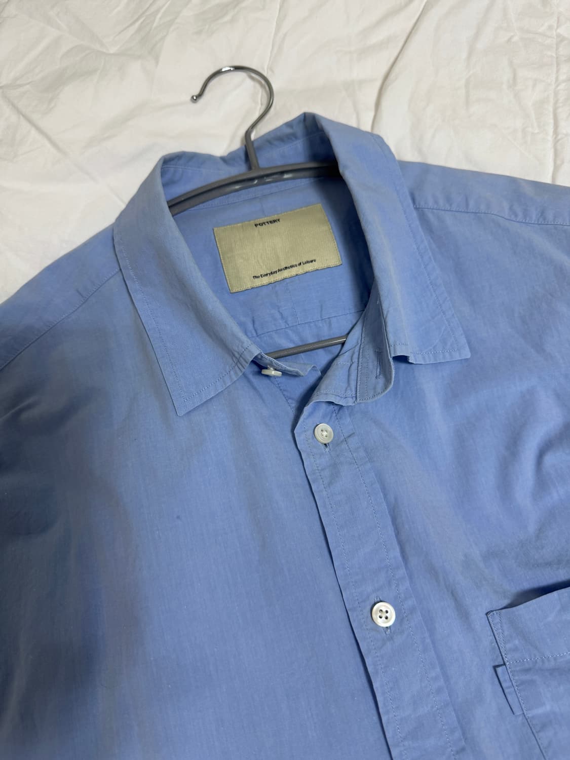 포터리(POTTERY) - Comfort Shirt (Sax) 상품이미지1